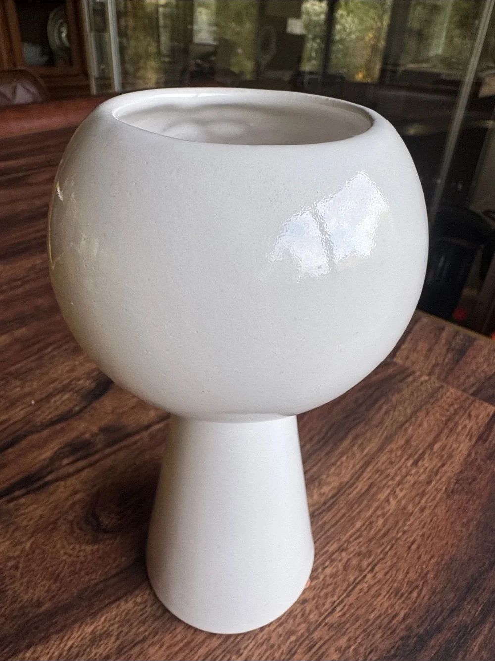 West Elm x Claymen ceramic face planter vase